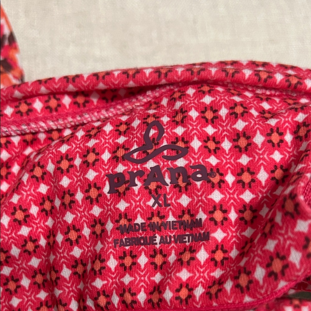 Prana Dress Women’s XL Pink Quin Geometric Mini Stretch Outdoor - Picture 10 of 15